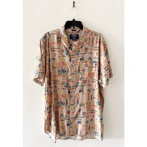 NEW Chubbies The Disco Deserts Slub Poplin Friday Shirt Short Sleeve Size XXL
